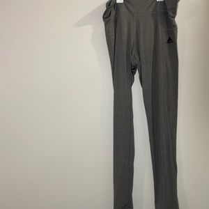 Medium grey adidas leggings